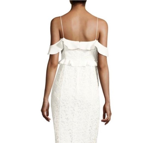 Rachel Zoe Ivory Chloe Lace Mermaid Gown Dress - 0 - Picture 7 of 14